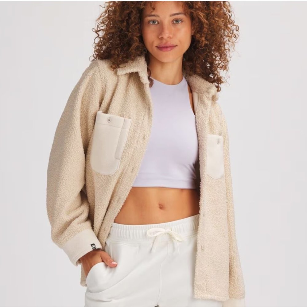 Backcountry GOAT Fleece Overshirt Shacket - Size S - Like New